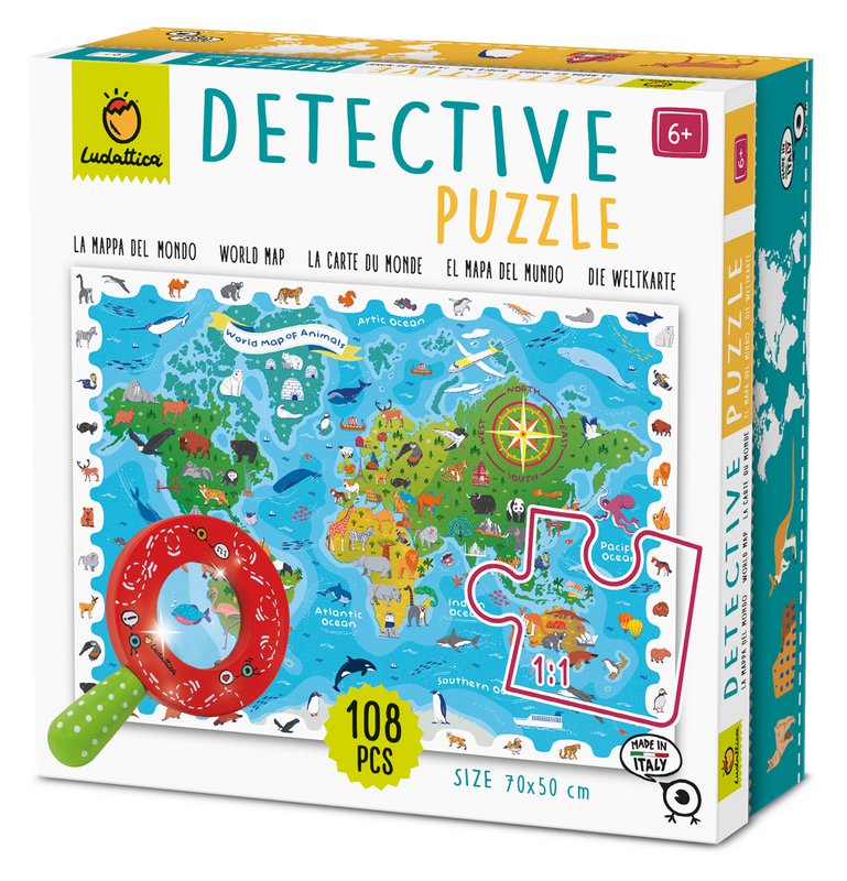 Detective Puzzle - Animal Map