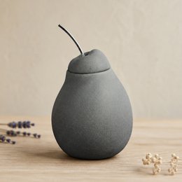 Parfumebrænder - Belle Hélène - Duftende vokssmeltebrænder - Diffuser for æterisk olie og hjemmeduft - Aromaterapi lysestage i træ og keramik