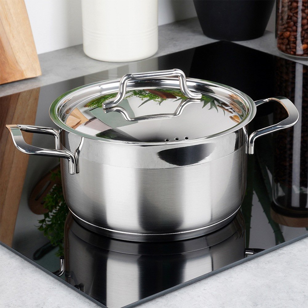 Potstaal met deksel anett 18 cm, 2,3 l