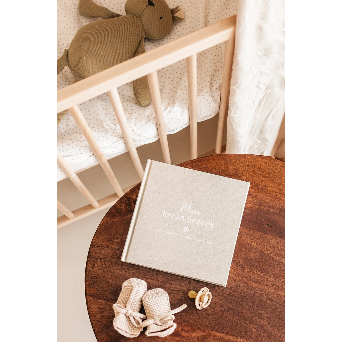 Fyllbooks Mein Schwangerschaftsbesuchsbuch – Leinen Beige