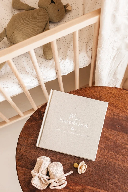 Fyllbooks My maternity visit book - Linen Beige