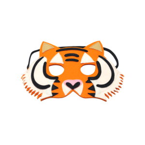 Tiger felt mask