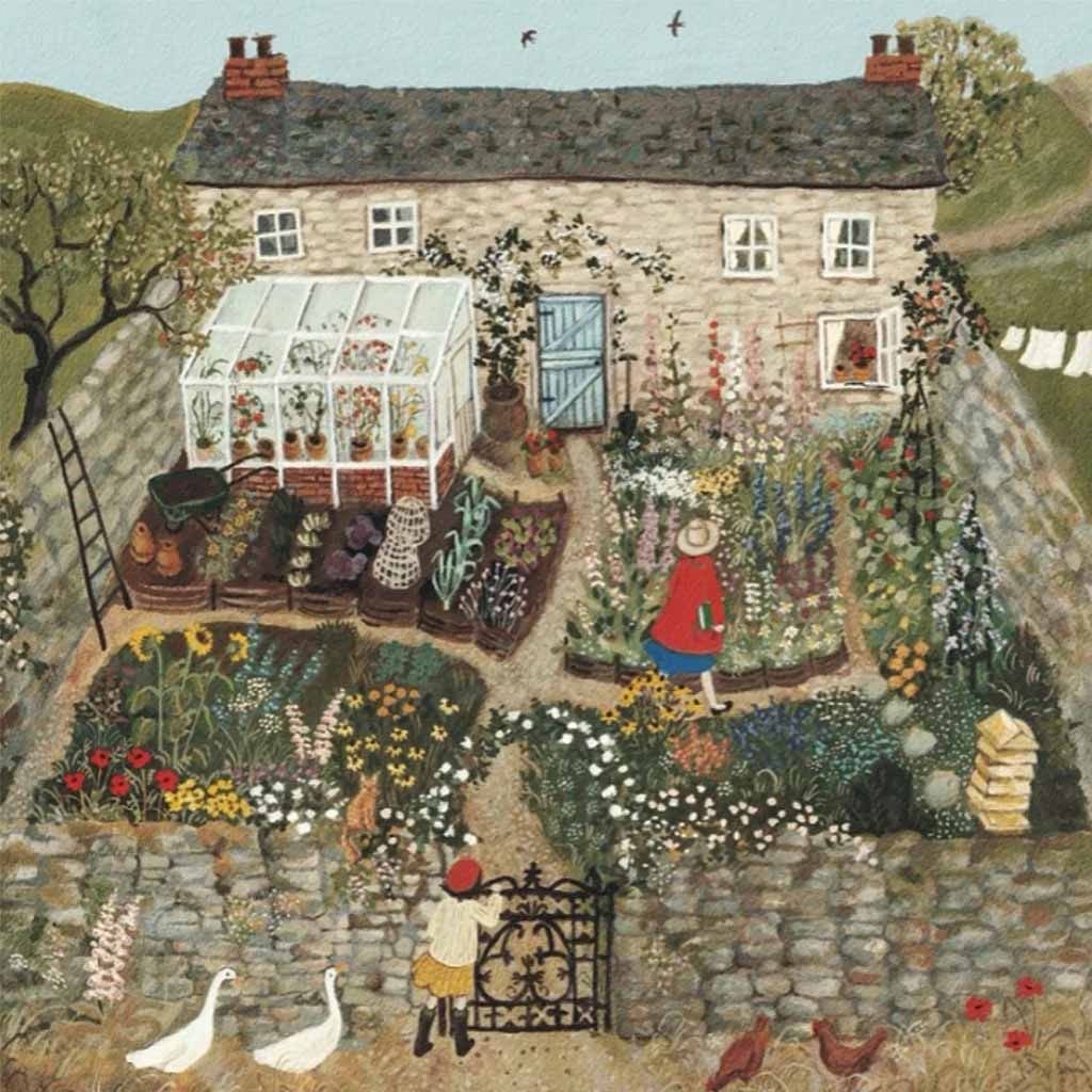 New York Puzzle Company Puzzle The Walled Garden - 500 pieces
