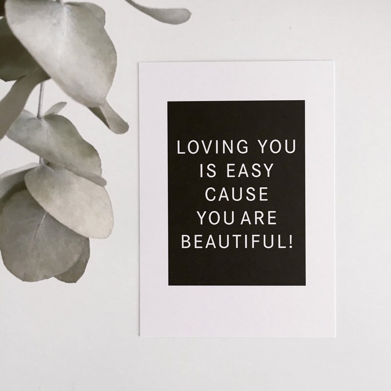 Loving you is easy