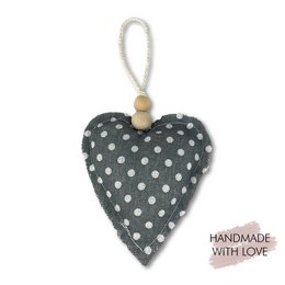 Hanger hart van stof in een set van 3