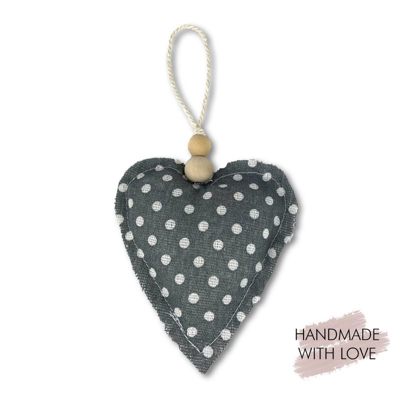 Hanger hart van stof in een set van 3