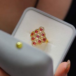 Natural Ruby Palace Statement Ring