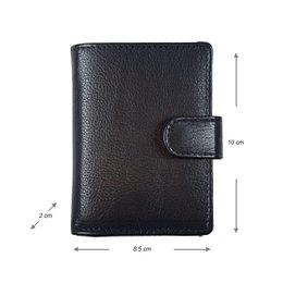 Cardprotector - Miniwallet - Mini wallet - Leather card holder leather - Credit card holder In 11 Colors