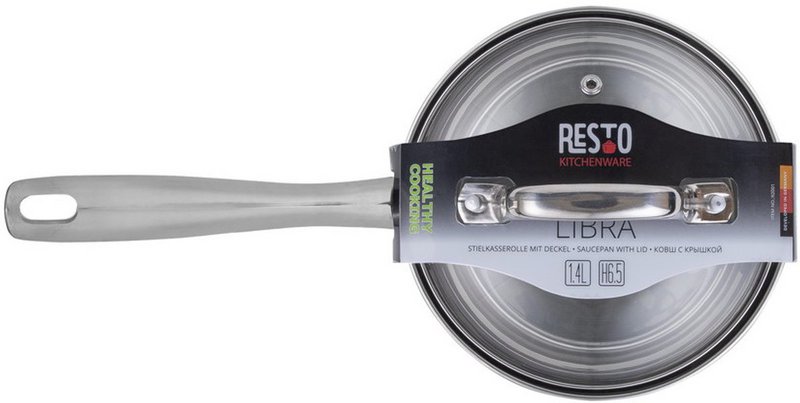RESTO 92001 Casserole Libra - 1,4 Litre - Ronde Ø16 - Inox - Induction