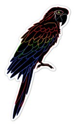 Scratch Stickers - Vogels