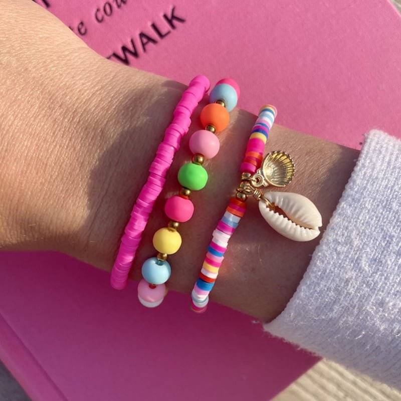 Surf bracelet | Neon pink