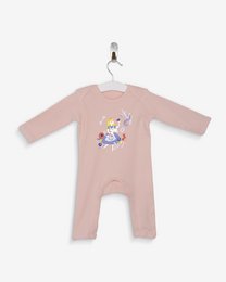 Un pyjama rose poudré Alice aux pays des merveilles 100% coton bio certifié OEKO-TEX