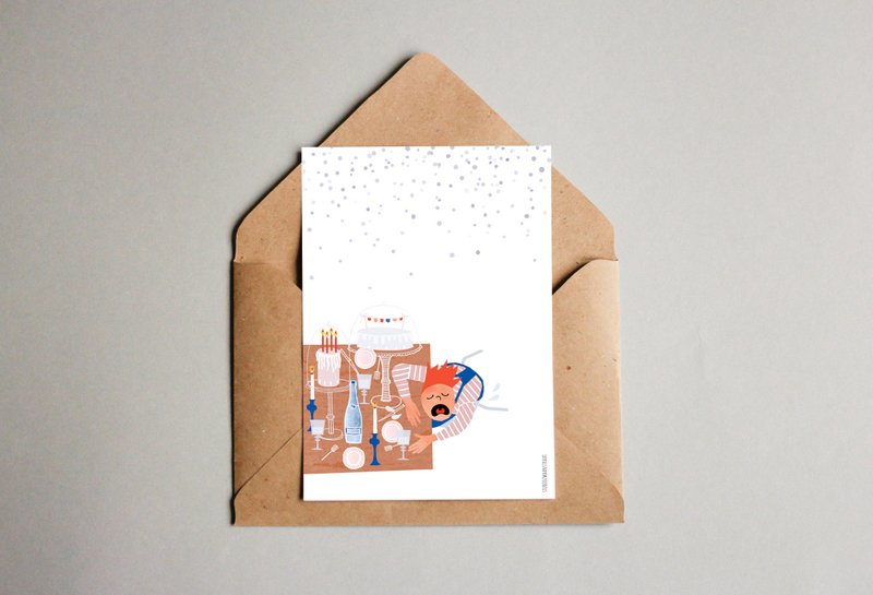 Postkarte "Es ist meine Party ..."