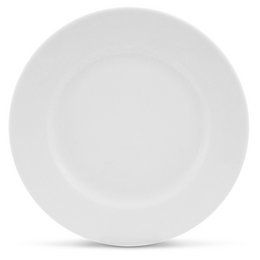 Plato llano, 23cm Blanco Clásico