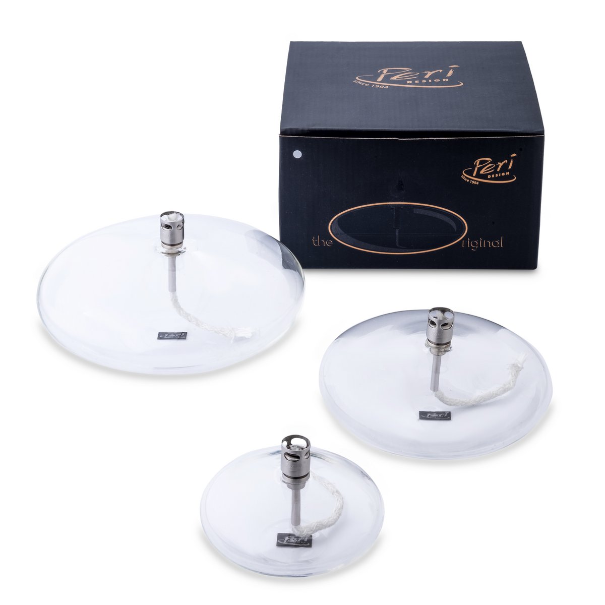 Olielamp Disco cromado M