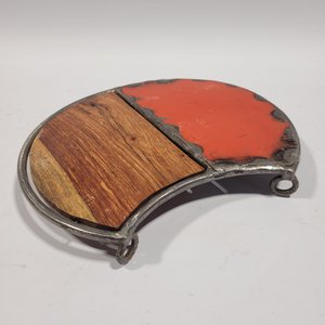Upcycling coaster wood & oil barrel | different shapes & colors | unique