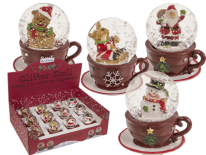 Polyresin snow globe, Christmas figurines,