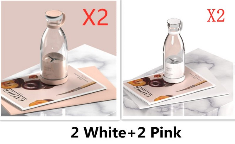 350ML elektryczna sokowirówka Blender mikser USB akumulatorowa maszyna gospodarstwa domowego przenośny Blender Maker Cup zestaw narzędzi kuchennych