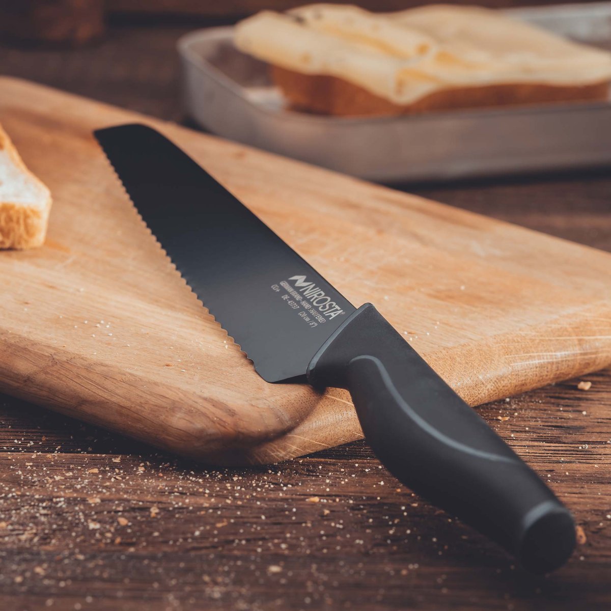 Nirosta Black Edition Serrated Bread Knife