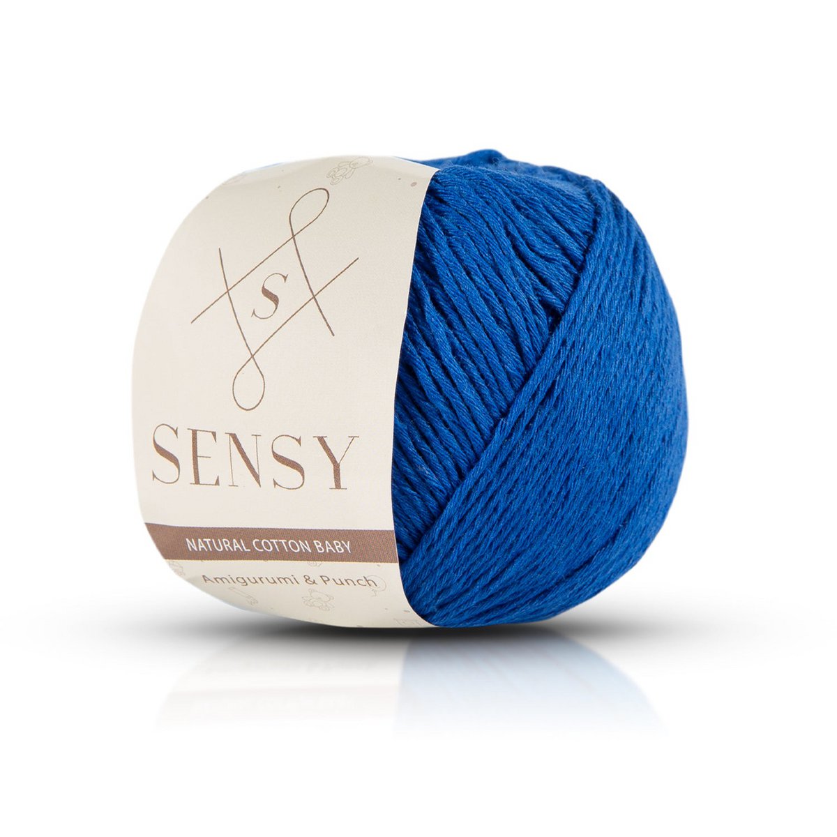 Sensy Premium Natural Baby Cotton 100% filato di cotone morbido per lavoro a maglia e uncinetto Amigurumi