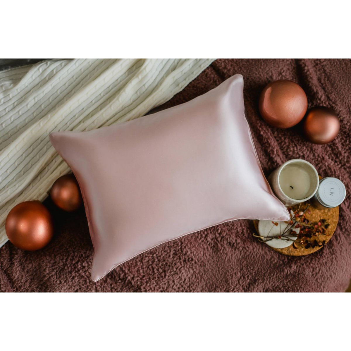 Silk Pillowcase Pink