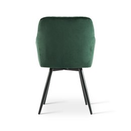 Frazer Diamond Armchair [Set of 2] [Velvet] [360-degree Swivel Base]