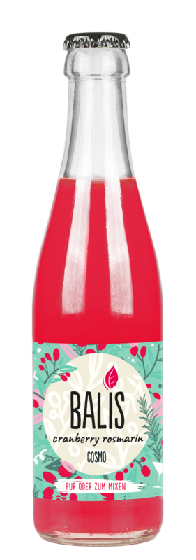 BALIS Cosmo (Cranberry Rosmarin), 0,25 L Glasflasche Copy 1