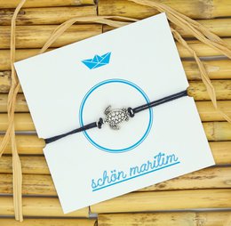 Maritimes Armband Anker Kompass Schiffchen