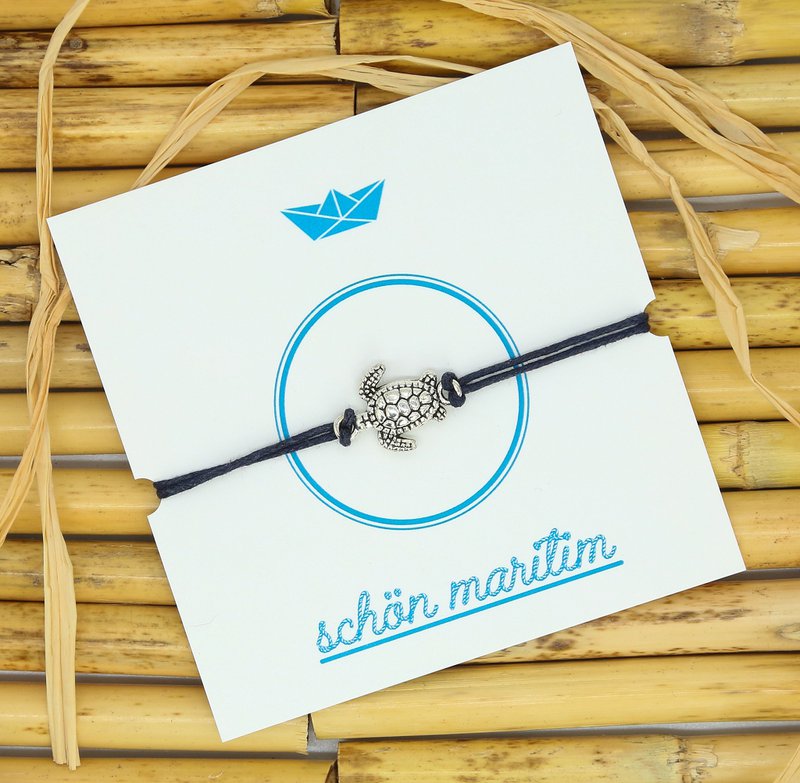 Maritimes Armband Anker Kompass Schiffchen