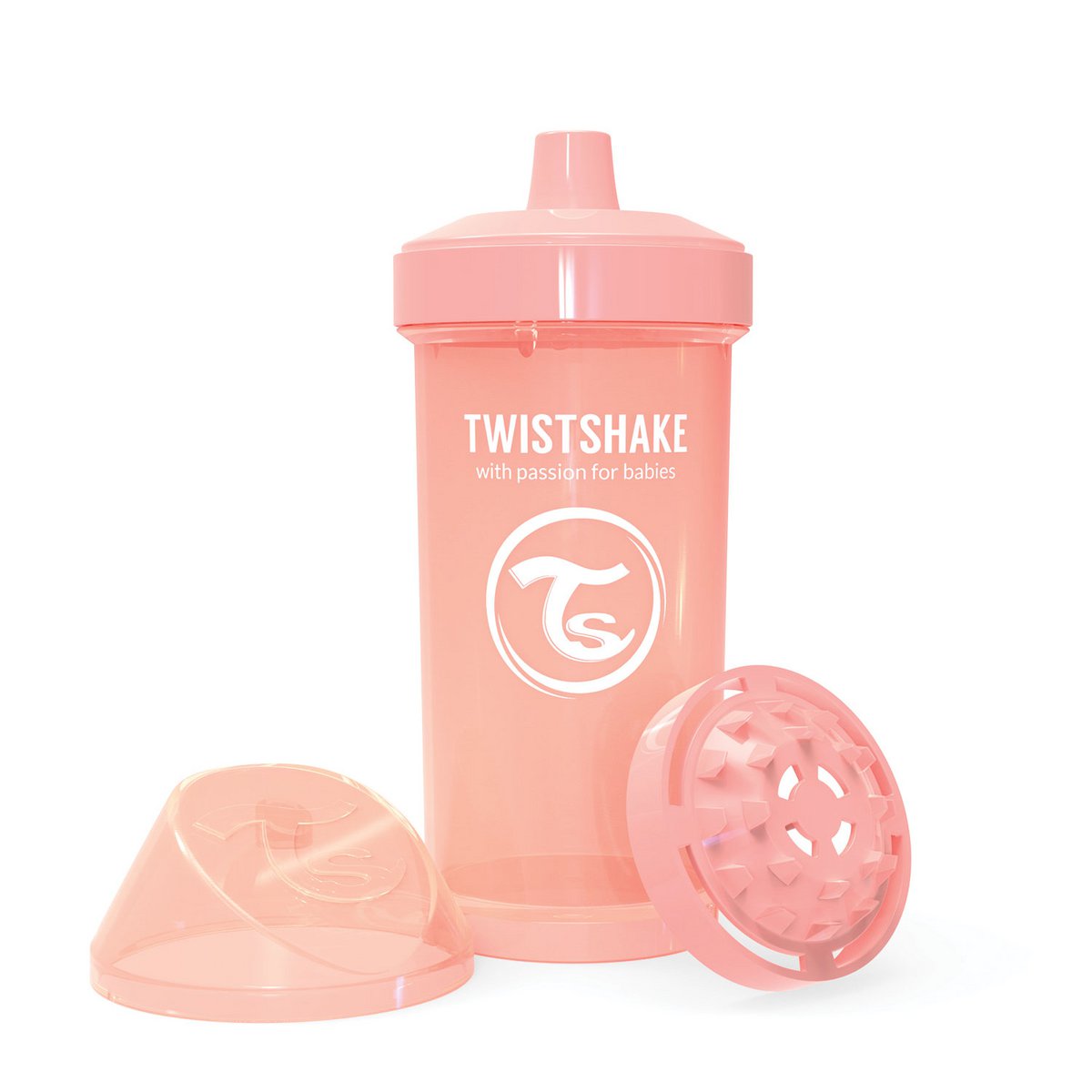 Kid cup 360ml pastel peach