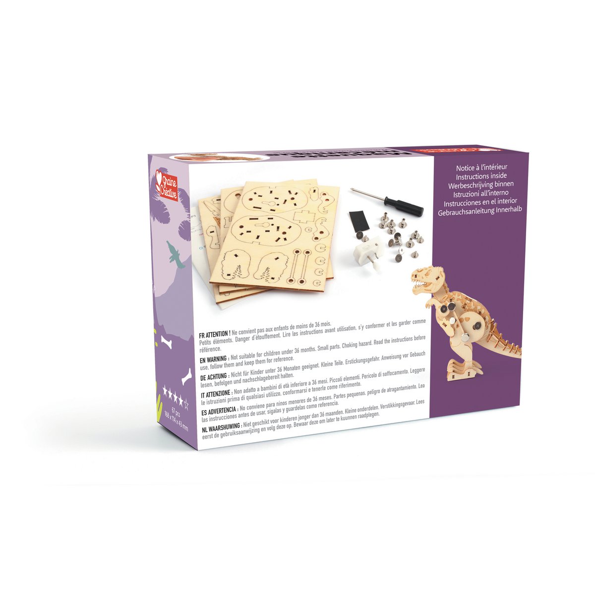 HOUTEN MODEL 3D MECHANISCHE T-REX