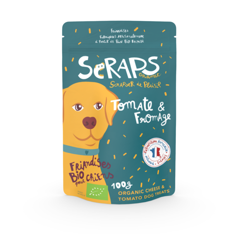 Organiczne resztki ciastek - pomidory i ser