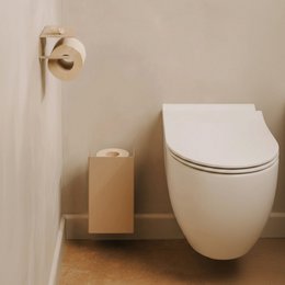 Portarrollos Bari – accesorios baño moderno con estante