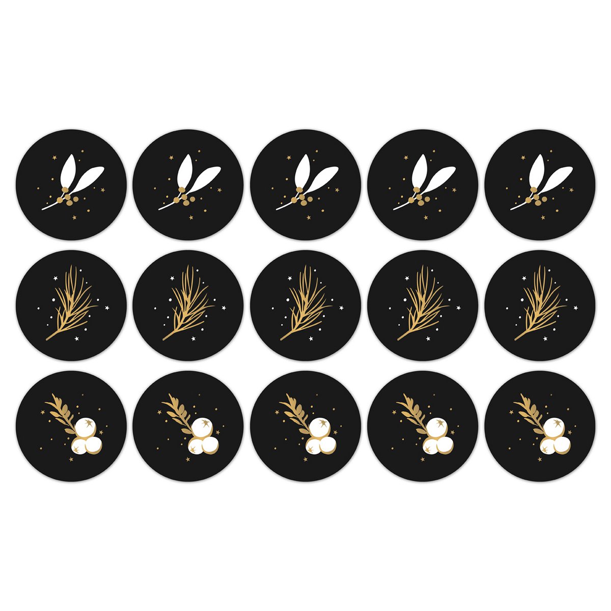 Let's decorate gift stickers on a roll - 500 pieces