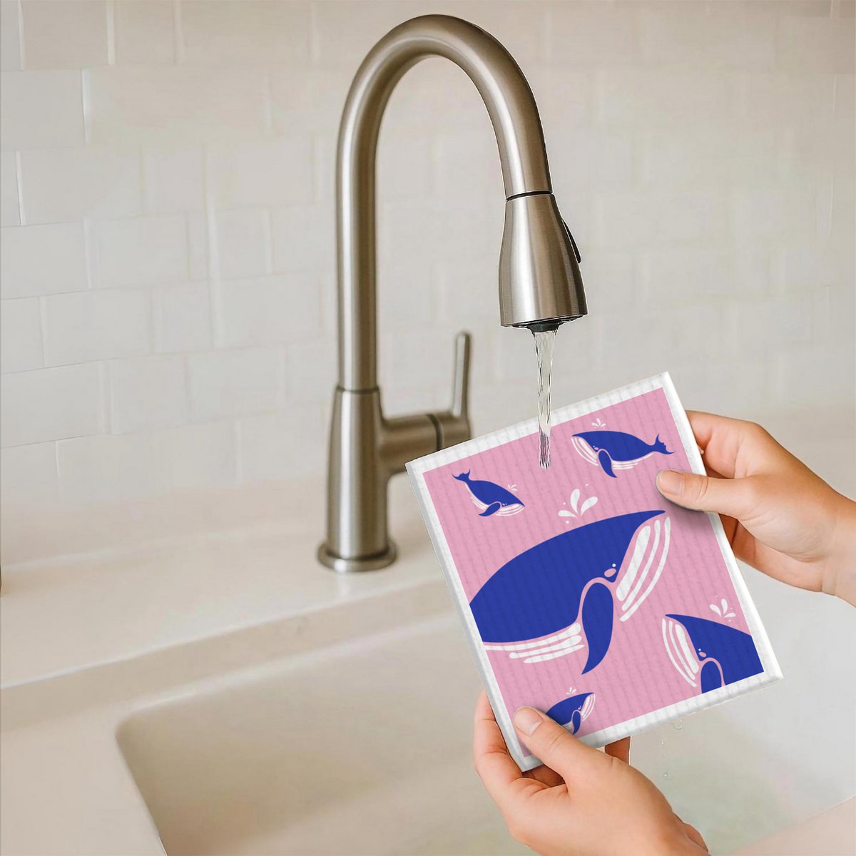 Schwammmtuch - Whale - nr. 11