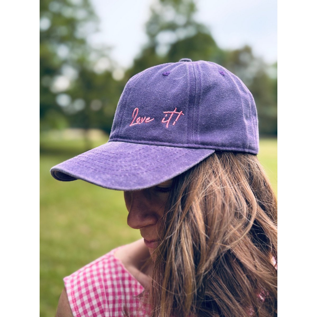 LEY! "Love it" Cap in Lila Copy