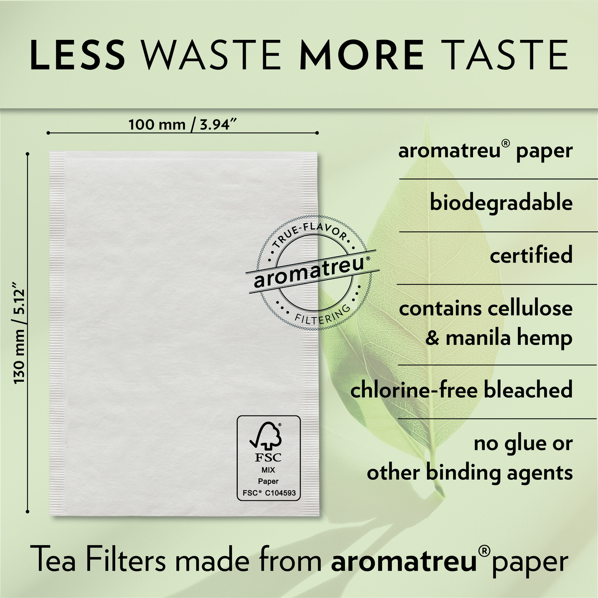 TEABAR M, Tea Filters