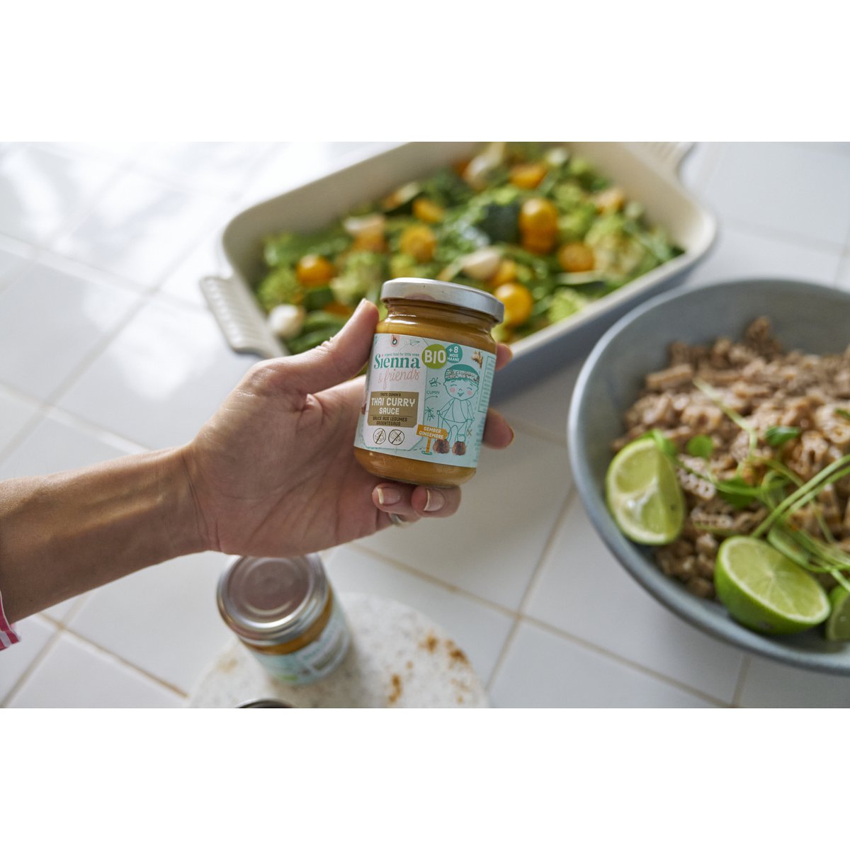 THAI CURRY SAUCE FOR BABIES - 100% ORGANIC AND NATURAL - FROM 8 MONTHS - 130G