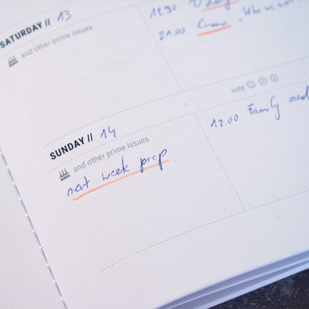 Wekelijks Planner Briefpapier Notitieboek