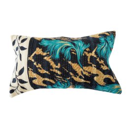 Cuscino rettangolare in Kantha N°31