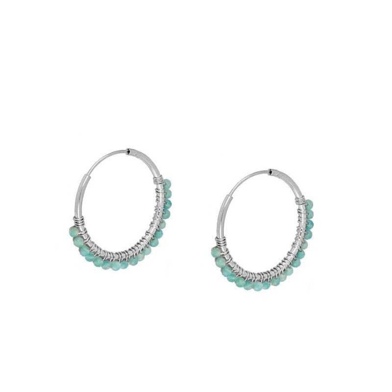 AMAZONITE ARO Earrings