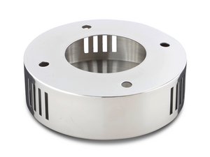 Polished stainless steel burner Ø 16 cm