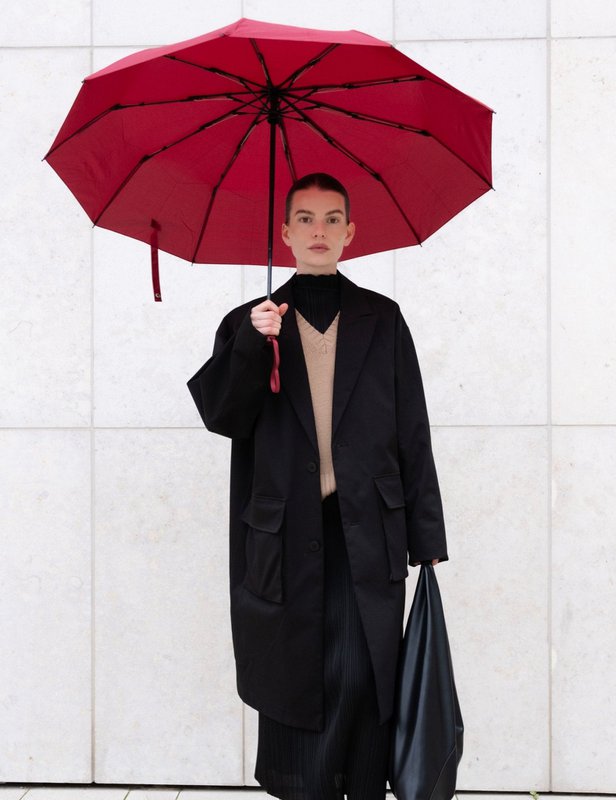 Opvouwbare paraplu Iconisch - Rood