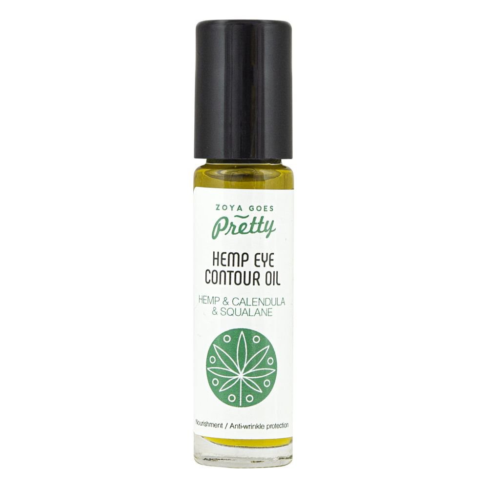 Aceite de contorno ocular de cáñamo, roll-on 10 ml, orgánico