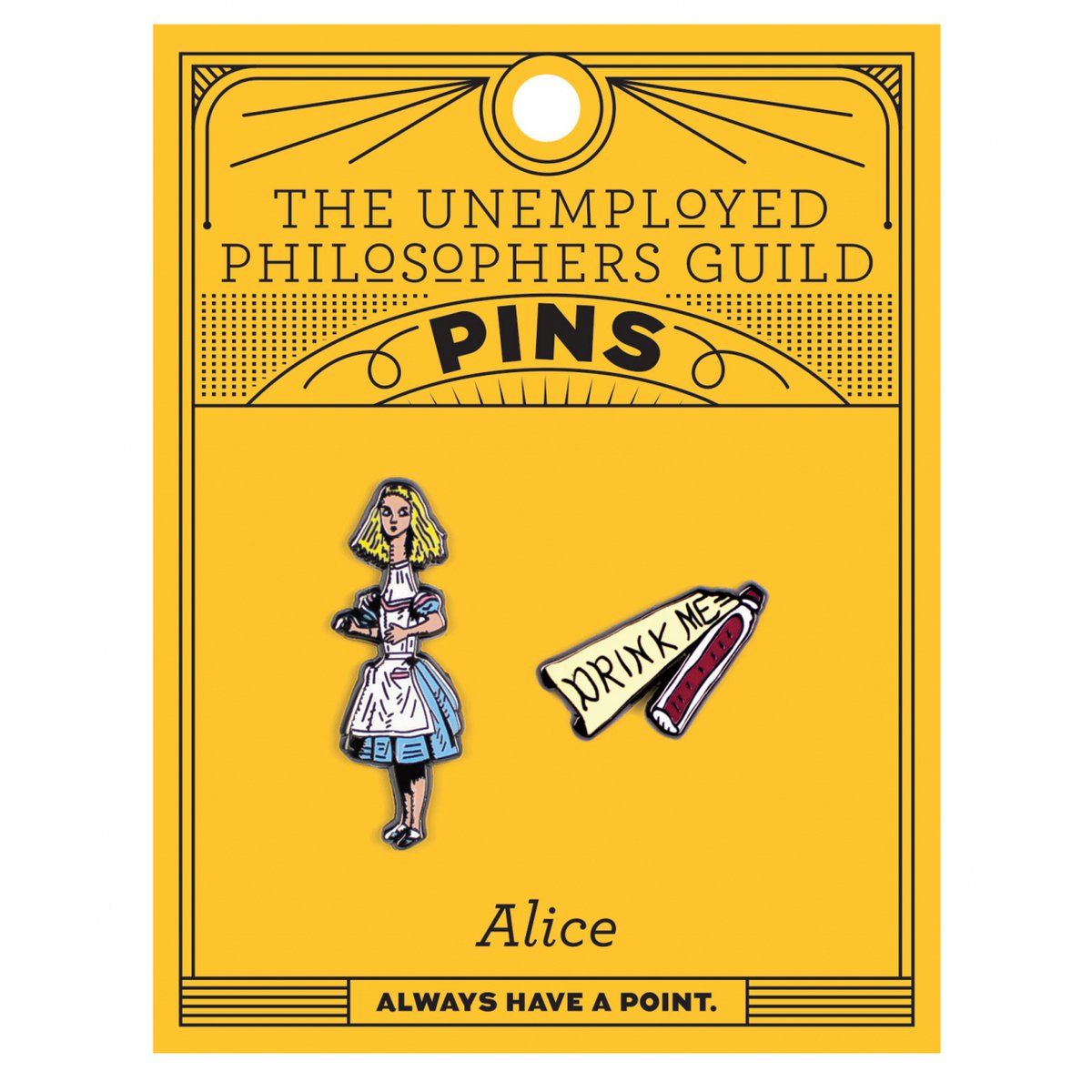 UPG Pins - Alice & trinke mich