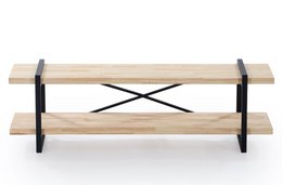 TV STAND PLANK NORDISH EG / SORT. OK1296 (8472)