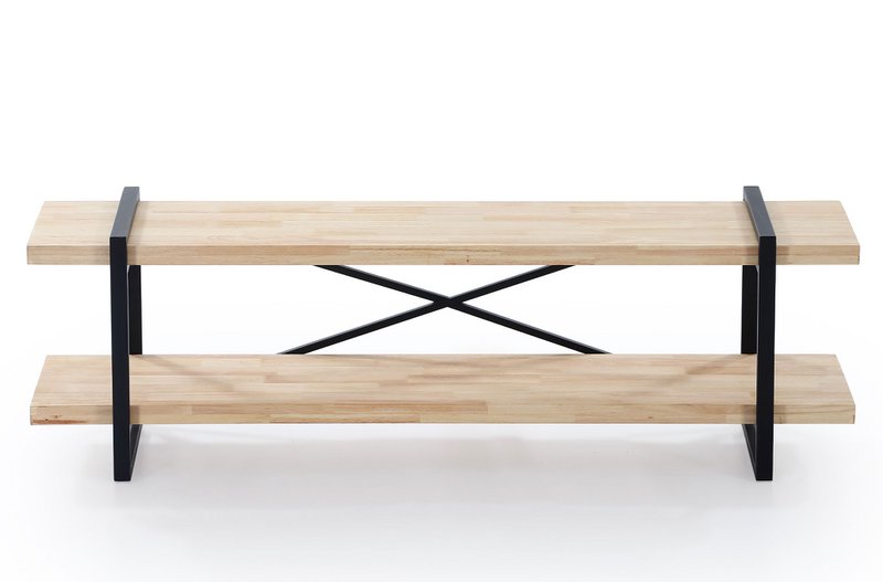 TV STAND PLANK NORDISH EG / SORT. OK1296 (8472)