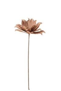 J-Line flower Branch Short Leaves Eva - plastic - pink