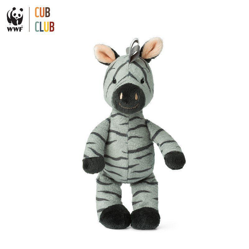 WWF Cub Club - Zigo le zèbre gris - 22 cm
