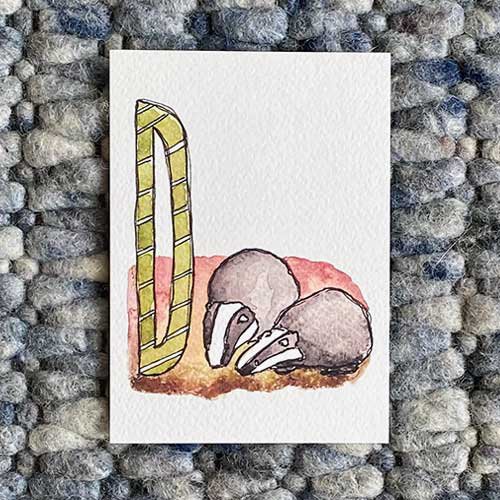 Tarjetas ABC de animales (tamaño A6)